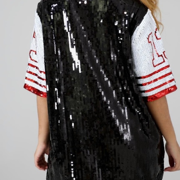 Sequin Dress. SOLD SOLD SOLD SOLD SOLD - Picture 2 of 3